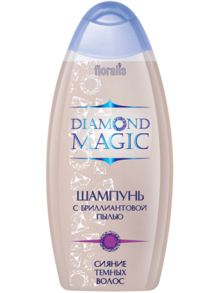 Шампунь с бриллиантовой пылью Сияние темных волос 350г Серия "DIAMOND MAGIC"