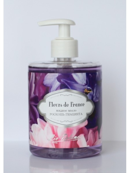 Fleurs De France/ Жидкое мыло " Роскошь гиацинта" (500г)