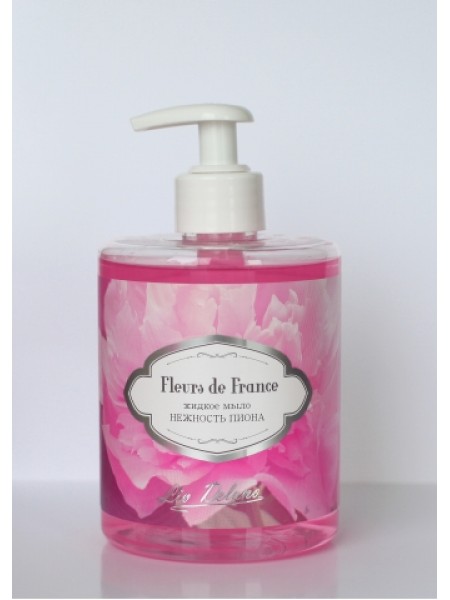 Fleurs De France/ Жидкое мыло " Нежность пиона " (500г) -12 шт