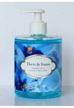 Fleurs De France/ Жидкое мыло " Бархат фиалки " (500г) -12 шт