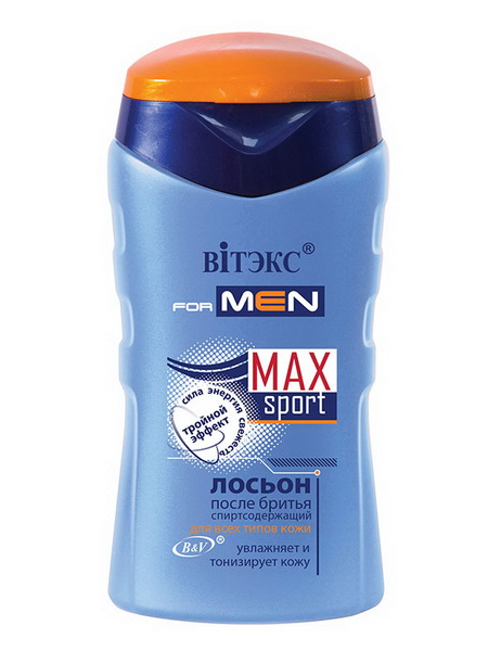 FOR MEN MAX Sport ЛОСЬОН после бритья для всех типов кожи, 150 мл.