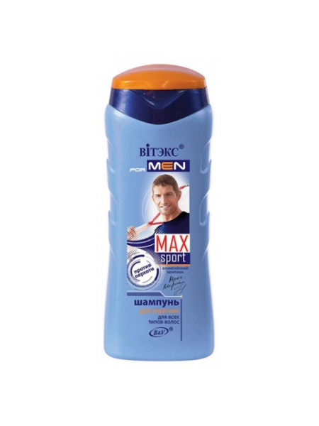 FOR MEN MAX Sport ШАМПУНЬ для всех типов волос, 250 мл.