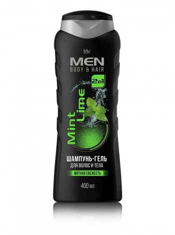 MEN Шампунь-гель для волос и тела "Mint Lime" 400/12